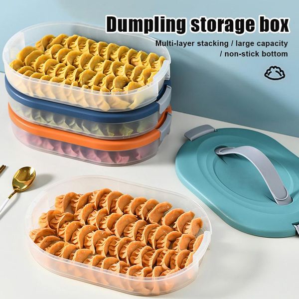 

storage bottles & jars economical household wonton dumpling box multi-layer grade quick ing ds99