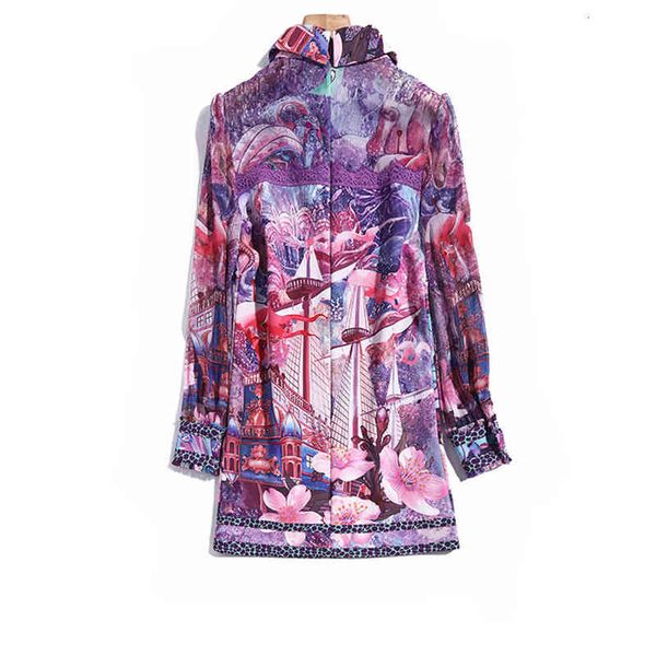 

europe fashions women's clothes spring manga full floral print princess style party dress, Black;gray