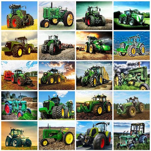 

diamond painting 5d diy square/round tractor rhinestone embroidery mosaic full layout cross stitch kit home decor gift
