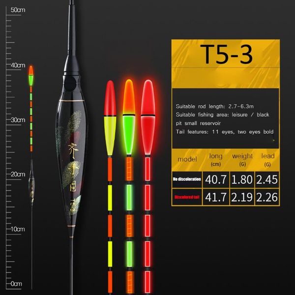 

fishing accessories floats fish bite automatic reminder color change smart high sensitivity led electronic luminous buoy tackle