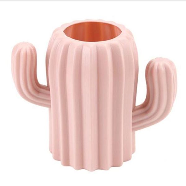 

storage baskets multifunction cute cactus shaped magnetic pen holder pencil pot home office desk stationery box