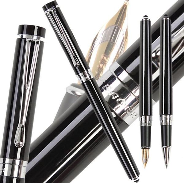 

fountain pens black pen 24pcs/lot ( can choose your combination from pen, rollerbll pen) baoer521 stationery