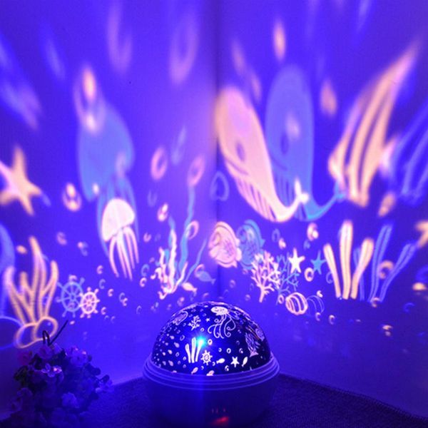 

night lights coversage rotating light projector spin starry sky star master children kids baby sleep romantic led usb lamp projection