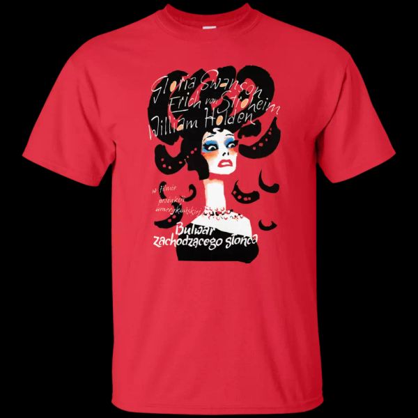 

Sunset Blvd., Boulevard, Gloria Swanson, Polish, Retro, Hollywood, Showbiz, Movi, White;black