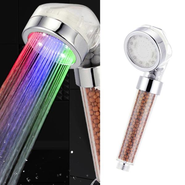 

bathroom shower heads 1pc head nozzle adjustable water saving negative ion pressurization portative faucet