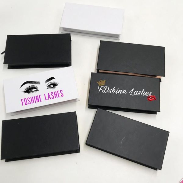 

custom private label mink lashes box for 25mm 27mm eyelashes white black lash packaging1