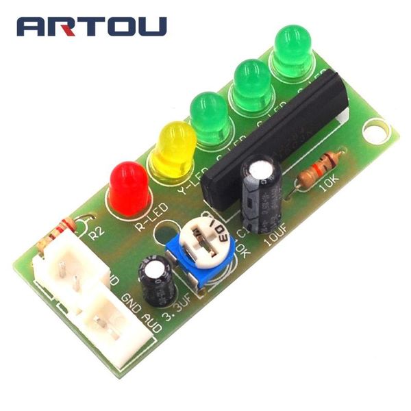 

integrated circuits audio level led indicator circuit electronic diy production pcb board kit parts finished products