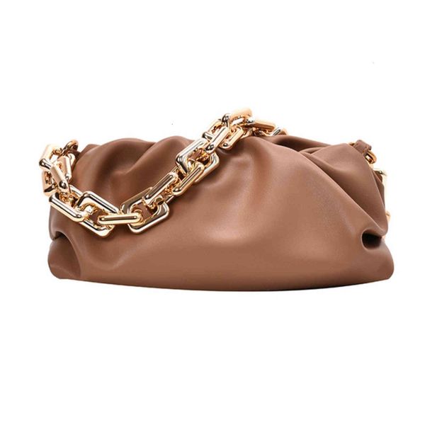 HBP classico moda nuvole pacchetto catena d'oro borse a tracolla marca Dign borse da donna hobo borsa morbida1 °