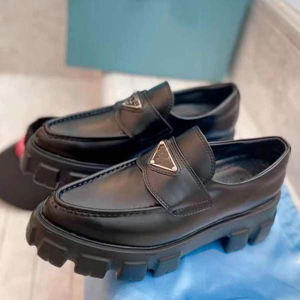 

women's genuine leather casual shoes pure cowhide low thick bottom martin boot inner lining sheepskin walking shoe 34-41 with box, Black