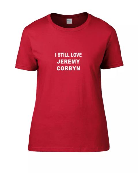 

i still love jeremy corbyn- former labour leader fan- women's t-shirt, White;black
