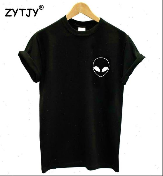 

pocket print cotton funny casual women t shirt hipster girl tees drop ship tz203 952, White