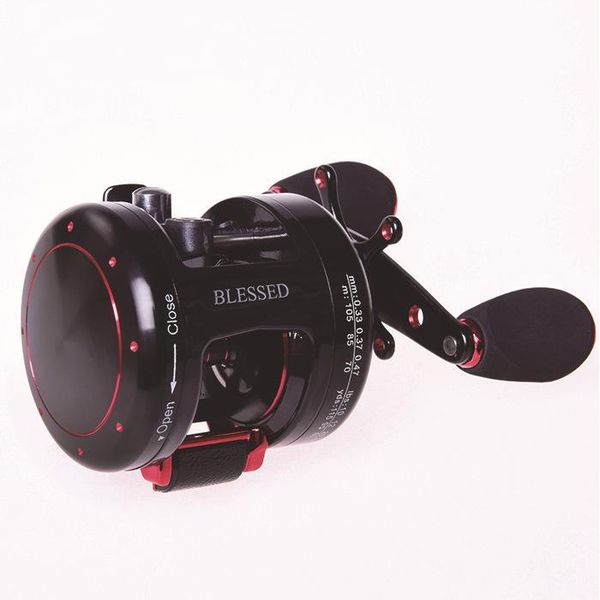 

bait casting full metal with carbon fishing reel 9+1 ball bearings gear raio: 5.3:1 drum right hand wheel baitcasting reels