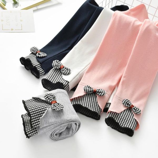 

trousers girls leggings spring and autumn thin 2021 korean version of small medium-sized children outer wear pants baby gas-spliced, Blue