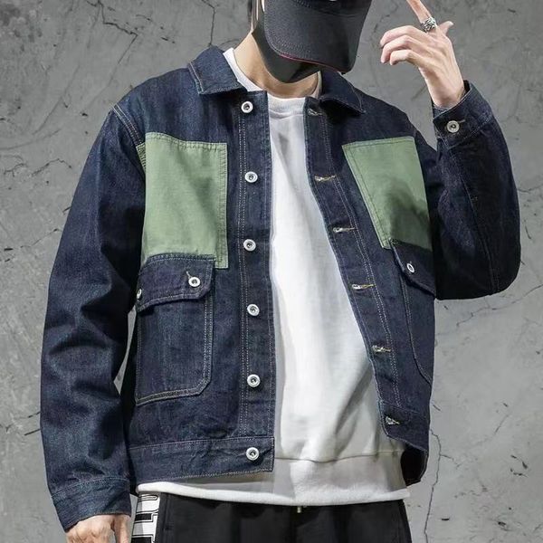 

men's suits & blazers spring and in the casual male autumn denim jacket cute young trend all-match male p4b5, White;black