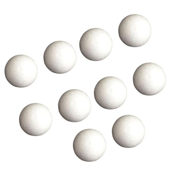 

100pcs 4cm modeling craft solid polystyrene foam balls round spheres wedding decoration diy stuff(white) party
