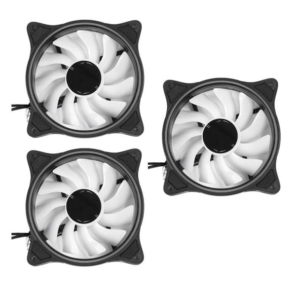 

pin 120mm cool fan pc solar eclipse effect internal rainbow external interntl rgb silent for cooling 3pack fans & coolings