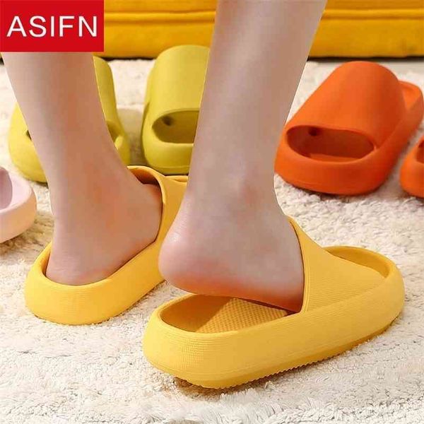 

asifn women platform slippers female summer home household male indoor non-slip bathroom mute deodorant extra thick soft bottom 21, Black