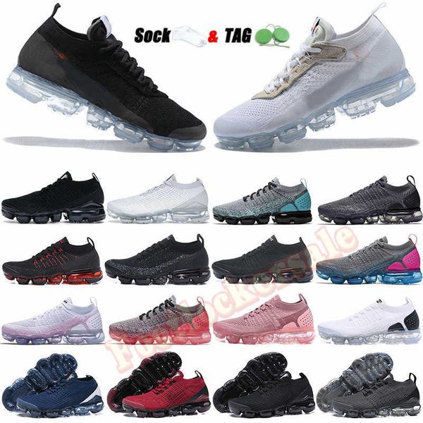 

new\rvapors\rmaxs\rfly 2.0 knit 3.0 running shoes triple black white pure platinum obsidian cny mens designers sneakers breathable womens