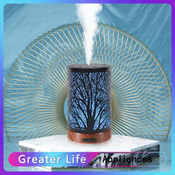 

humidifiers aroma oil diffuser ultrasonic 100ml air led humidifier usb mini mist maker light with night lamp