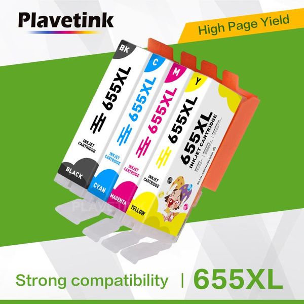 

ink cartridges plavetink for 655 xl compatible cartridge replacement deskjet 3525 5525 4615 4625 4525 6520 6525 inkjet printer