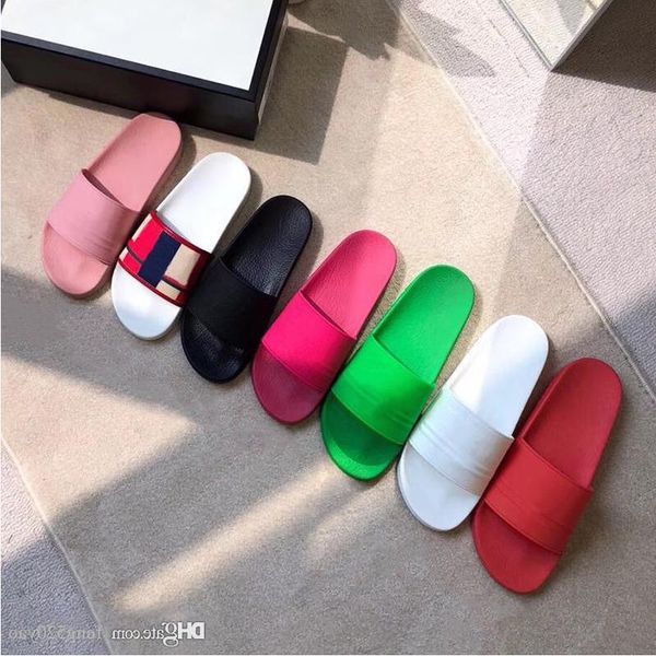 

beach slides men mens flat summer slippers lazy designer women large head flops leather 35--41--42-45 l size big sandals shoes lady eghu, Black