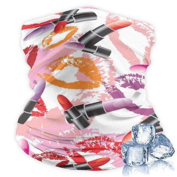 

scarves womans lips lipstick neck gaiter multi-functional face mask quick dry cover for riding motorcycle hunting cycling, Blue;gray