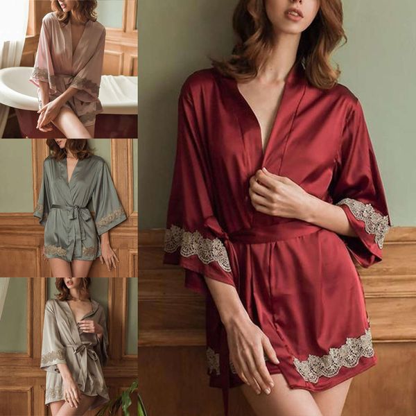 

bathrobe style pajamas passion suit bed temptation can wear home clothes