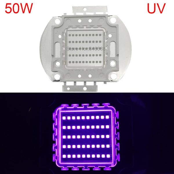 

bulbs epileds 42mil 50w ultra violet uv high power light chip 365nm-370nm,380nm-385nm,395-405nm,420nm-425nm diy cob source