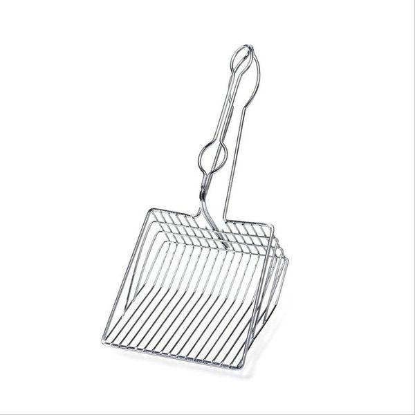 

stainless steel cat litter scoop toilet scooper for jumbo shovel pet cleanning tool long handle hollow grooming