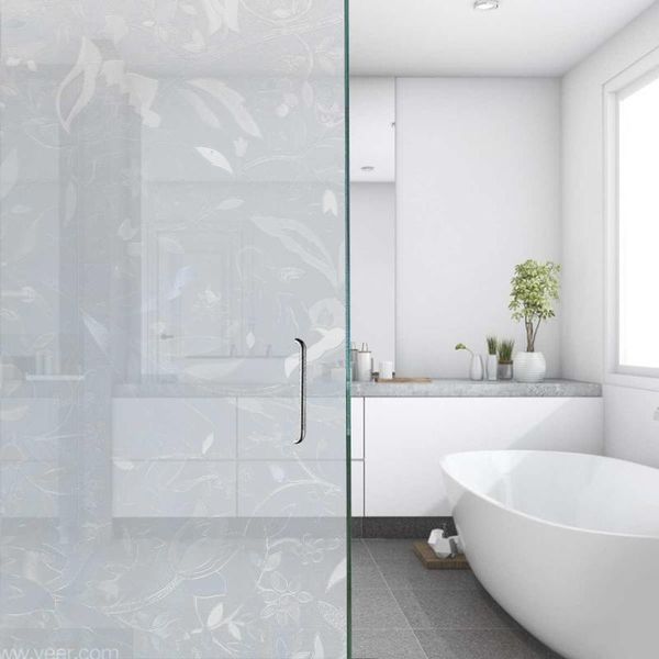 

window stickers width 45/90cm length 200cm rainbow films frosted opaque glass static film privacy adhesive glas home bedroom 3d