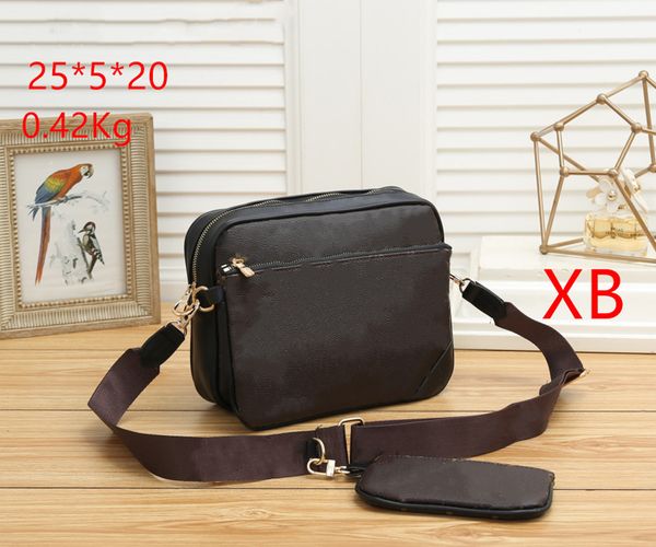 

yq fashion 3pcs/set designer handbags pu leather cross body bags mens messenger briefcase satchel waterproof shoulder bag men camera purse