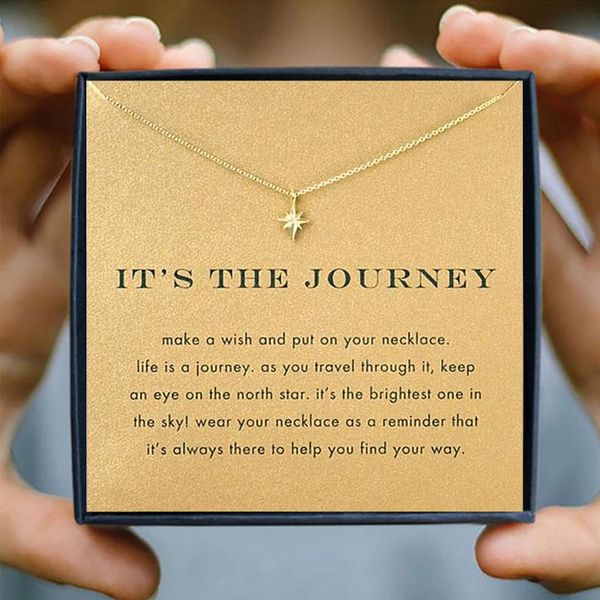 

pendant necklaces gold women eight pointed necklace jewelri star tar alloy clavicle short golden plated chain box, Silver