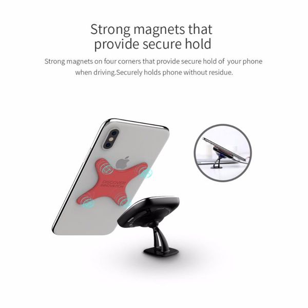 

universal magnetic disk for car phone holder metal plate iron sheets magnet air vent mount stand cell mounts & holders