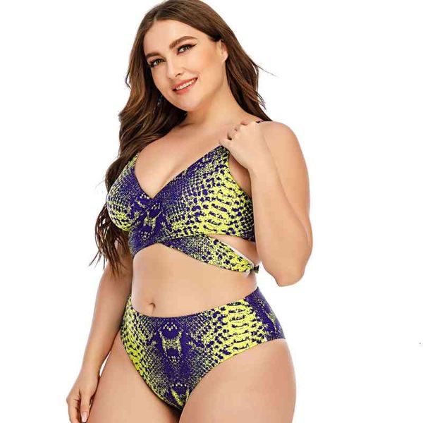 

bikini split size women's 21059 fat swimsuit, White;black