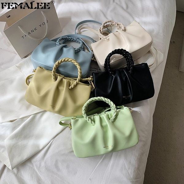 

trendy twist handle big capacity shoudler bolsa solid color tote women handbags spring fashion letter mujer messenger purse shoulder bags