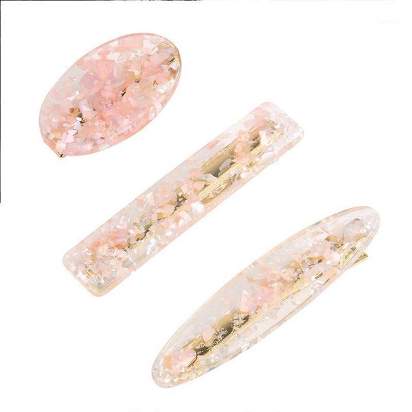 

3/7pcs set hair clips fashion women geometric hollow acrylic hairwear hairpin ladies accessories1