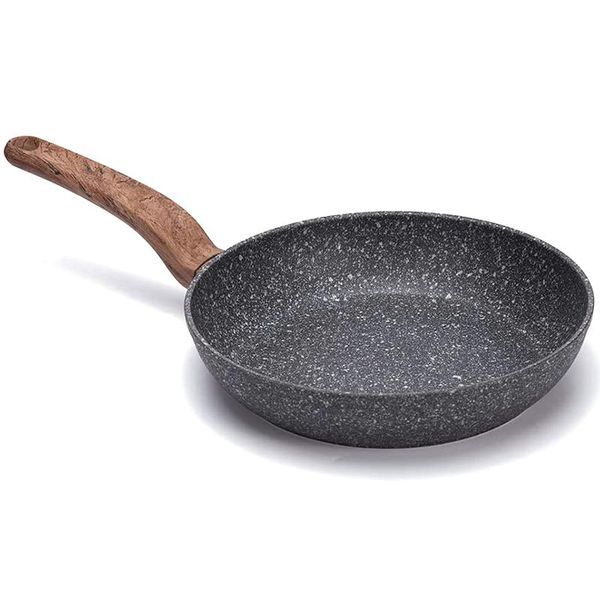 

pans 8 inch non-stick frying pan omelet skillet egg stone-derived granite coating ,light weight design