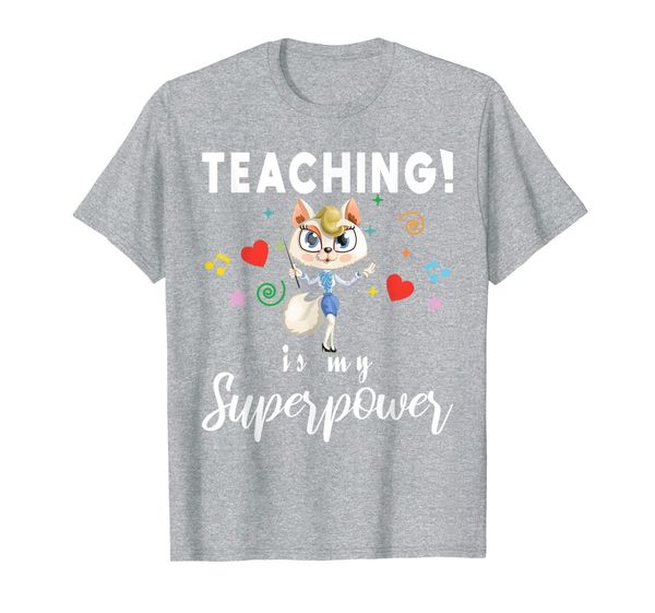 

teaching is my superpower shirt women back to school teacher t-shirt, White;black