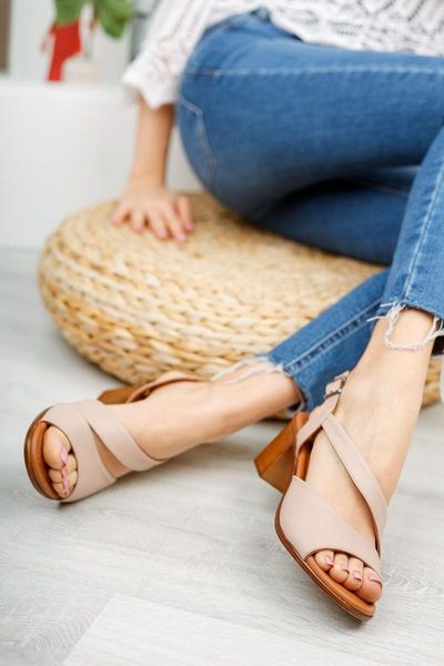 

sandals women's heels 5 cm, Black