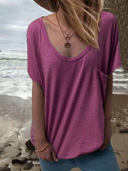 

T-shirt Women's summer basic T-shirt, White