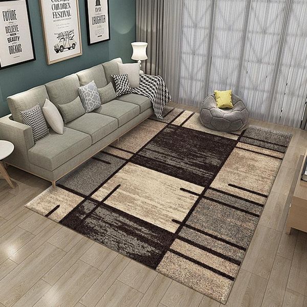 

carpets nordic geometric product printed carpet bedroom bedside sofa floor hall decoration lattice large