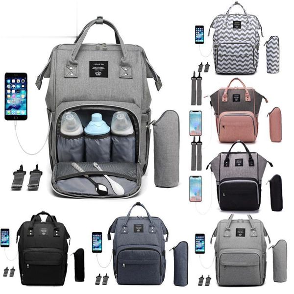 

diaper bags usb baby pregnant bag design mummy care large capacity mom backpack maternity wet waterproof