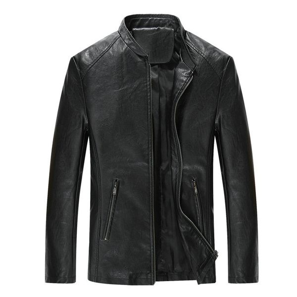 

transportation man's autumn drop leather jacket fashion collar pu outwear axp195, Black;brown