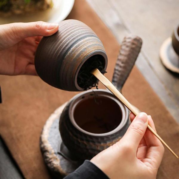 

storage bottles & jars handicraft ceramic diy vintage food jar with airtight lid ashes container for tea