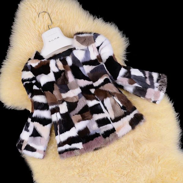 

women's fur & faux ladies fashion winter jacket pure natural mink short, Black