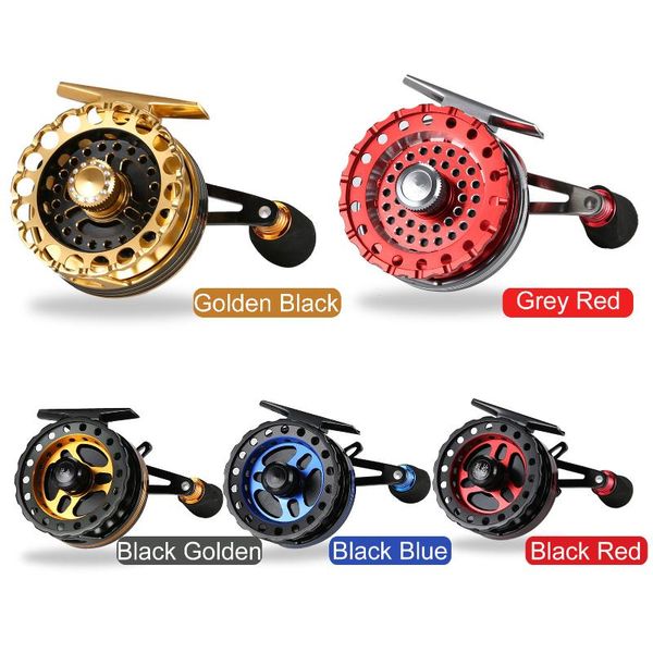 

baitcasting reels full metal ice fishing reel smooth left/right raft tackle accessories