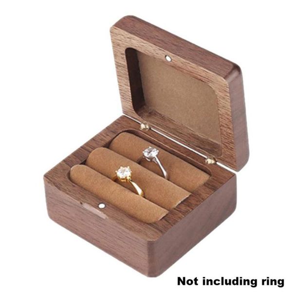 

jewelry pouches, bags wooden ring box for wedding engagement storage case trays square/heart shape decorative c7ae, Pink;blue