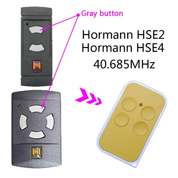 

hormann hse2 40.685 mhz 40mhz remote control gate garage door replacement clone fob 40.685mhz controlers