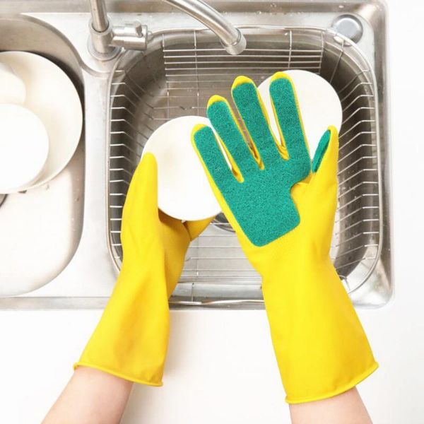 

disposable gloves home washing cleaning magic scrubby dish kitchen car bathroom and more tool
