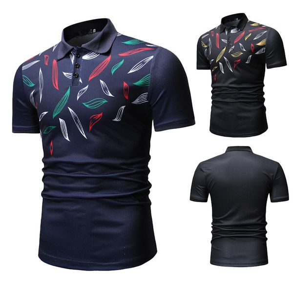 

men's polo shirt daily leisure fashion in summer of 2021, White;black